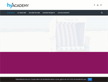 Tablet Screenshot of hyacademy.net